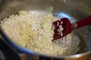 risotto cooking